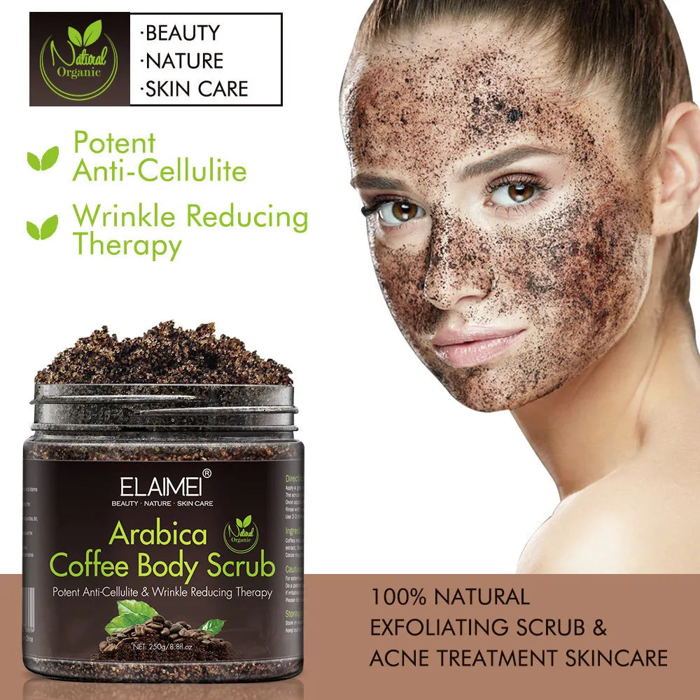 Coffee scrub exfoliating body scrub - Bellarte Enchanté Coffee scrub exfoliating body scrub